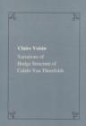 Variations of Hodges structure of Calabi-Yau threefolds - Book