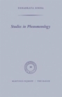 Studies in Phenomenology - Book