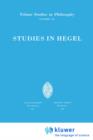 Studies in Hegel : Reprint 1960 - Book