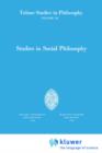Studies in Social Philosophy - Book