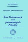 Temporary Title 19991103 : Band II: Reine Ph&Auml;Nomenologische Philosophie Und Ph&Auml;Nomenologie. Historisch-Analytische Mo - Book