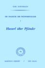 Temporary Title 19991103 : Band I: Husserl &Uuml;Ber Pf&Auml;Nder - Book