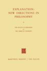 Explanation: New Directions in Philosophy - Book