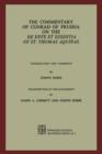 The Commentary of Conrad of Prussia on the De Ente et Essentia of St. Thomas Aquinas : Introduction and Comments by Joseph Bobik - Book