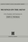 Musings on the Meno - Book