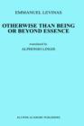 Otherwise Than Being or Beyond Essence - Book