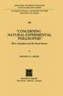 Concerning Natural Experimental Philosophie : Meric Casaubon and the Royal Society - Book