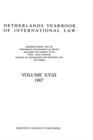 Netherlands Yearbook Of International Law, 1987 - Book