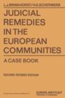 Judicial Remedies in the European Communities : A Case book - Book