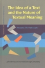 The Idea of a Text and the Nature of Textual Meaning - Book