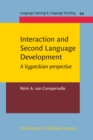 Interaction and Second Language Development : A Vygotskian Perspective - Book