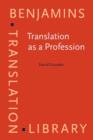 Translation as a Profession - Book