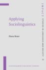 Applying Sociolinguistics : Domains and Face-to-Face Interaction - Book
