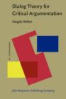 Dialog Theory for Critical Argumentation - Book