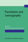 Translation and Lexicography : Papers Read at the Euralex Colloquium Held at Innsbruck 2-5 July 1987 - Book