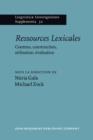 Ressources Lexicales : Contenu, construction, utilisation, evaluation - Book
