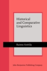 Historical and Comparative Linguistics - Book