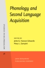 Phonology and Second Language Acquisition - Book