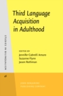 Third Language Acquisition in Adulthood - Book