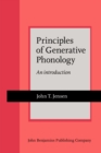 Principles of Generative Phonology : An introduction - Book