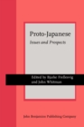 Proto-Japanese : Issues and Prospects - Book