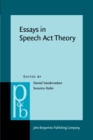 Essays in Speech Act Theory - Book