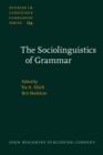 The Sociolinguistics of Grammar - Book