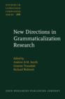 New Directions in Grammaticalization Research - Book