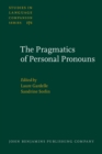 The Pragmatics of Personal Pronouns - Book