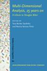 Multi-Dimensional Analysis, 25 years on : A tribute to Douglas Biber - eBook