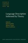 Language Description Informed by Theory - eBook