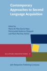Contemporary Approaches to Second Language Acquisition - eBook