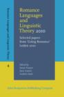 Romance Languages and Linguistic Theory 2010 : Selected papers from 'Going Romance' Leiden 2010 - eBook