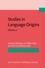 Studies in Language Origins : Volume 2 - eBook