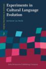 Experiments in Cultural Language Evolution - eBook