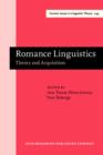 Romance Linguistics : Theory and Acquisition. Selected papers from the 32nd Linguistic Symposium on Romance Languages (LSRL), Toronto, April 2002 - eBook
