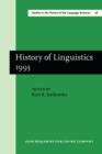 History of Linguistics 1993 : Papers from the Sixth International Conference on the History of the Language Sciences (ICHoLS VI), Washington DC, 9-14 August 1993 - eBook
