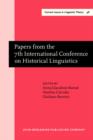 Papers from the 7th International Conference on Historical Linguistics - eBook