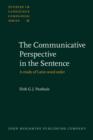 The Communicative Perspective in the Sentence : A study of Latin word order - eBook