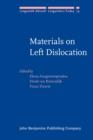 Materials on Left Dislocation - eBook
