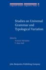 Studies on Universal Grammar and Typological Variation - eBook