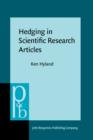 Hedging in Scientific Research Articles - eBook