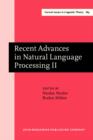 Recent Advances in Natural Language Processing : Volume II: Selected papers from RANLP '97 - eBook