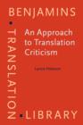 An Approach to Translation Criticism : <i>Emma</i> and <i>Madame Bovary</i> in translation - eBook