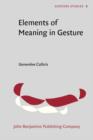 Elements of Meaning in Gesture - eBook