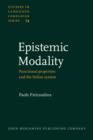 Epistemic Modality : Functional properties and the Italian system - eBook