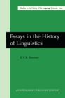 Essays in the History of Linguistics - eBook