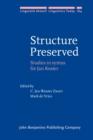 Structure Preserved : Studies in syntax for Jan Koster - eBook