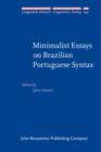Minimalist Essays on Brazilian Portuguese Syntax - eBook