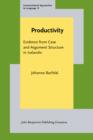 Productivity : Evidence from Case and Argument Structure in Icelandic - eBook